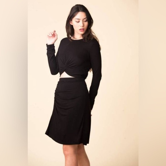 ALC cut out open front long sleeve dress nwot - Picture 3 of 6